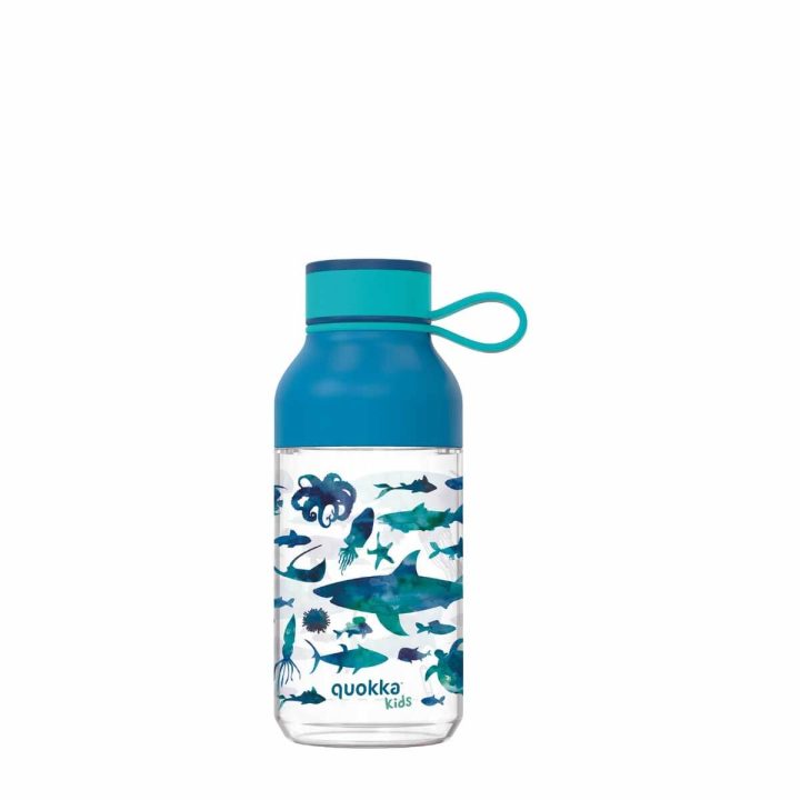 Fľaša na vodu pre deti_Tritan_430 ml - Sea Animals
